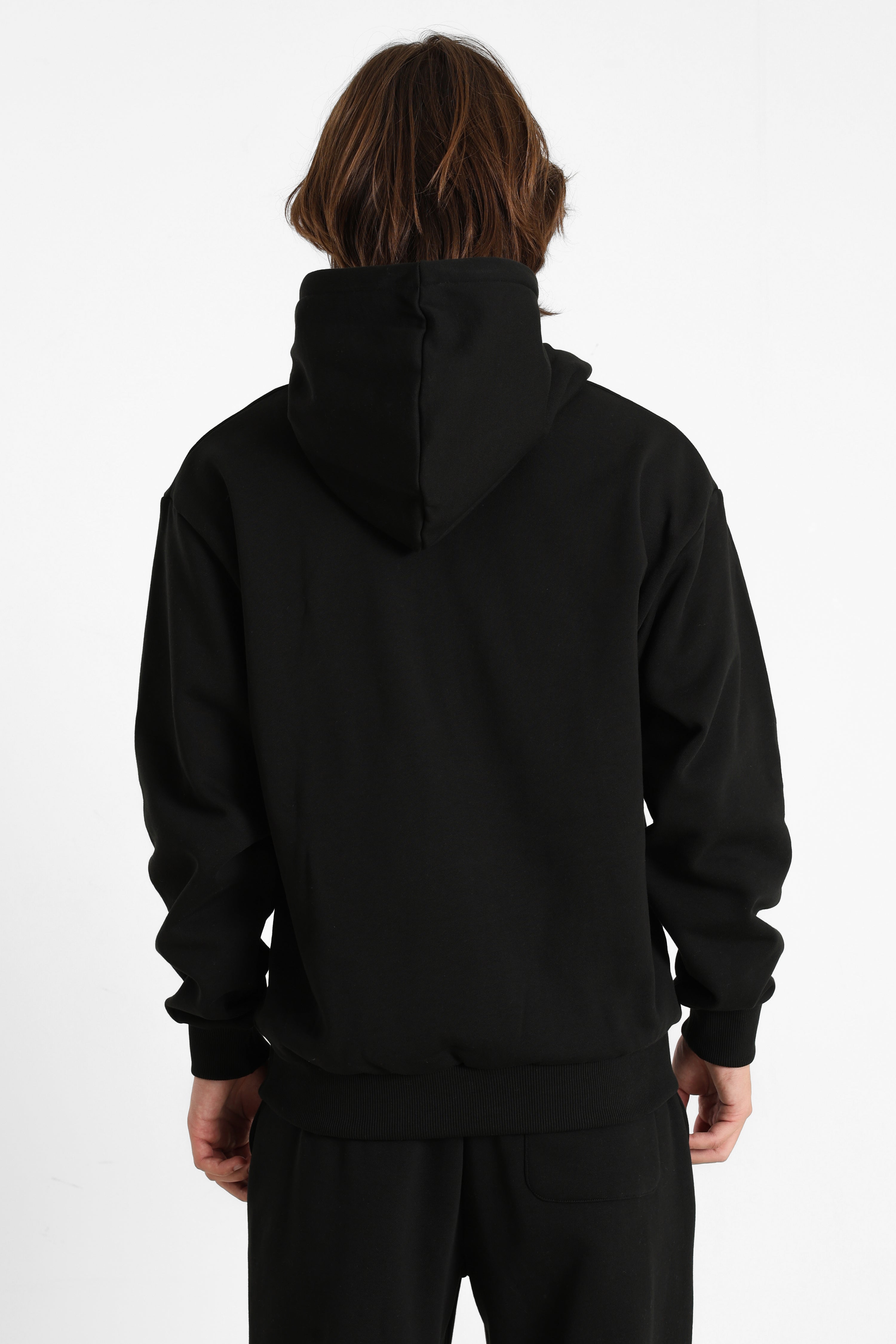 Felpa con cappuccio - Black