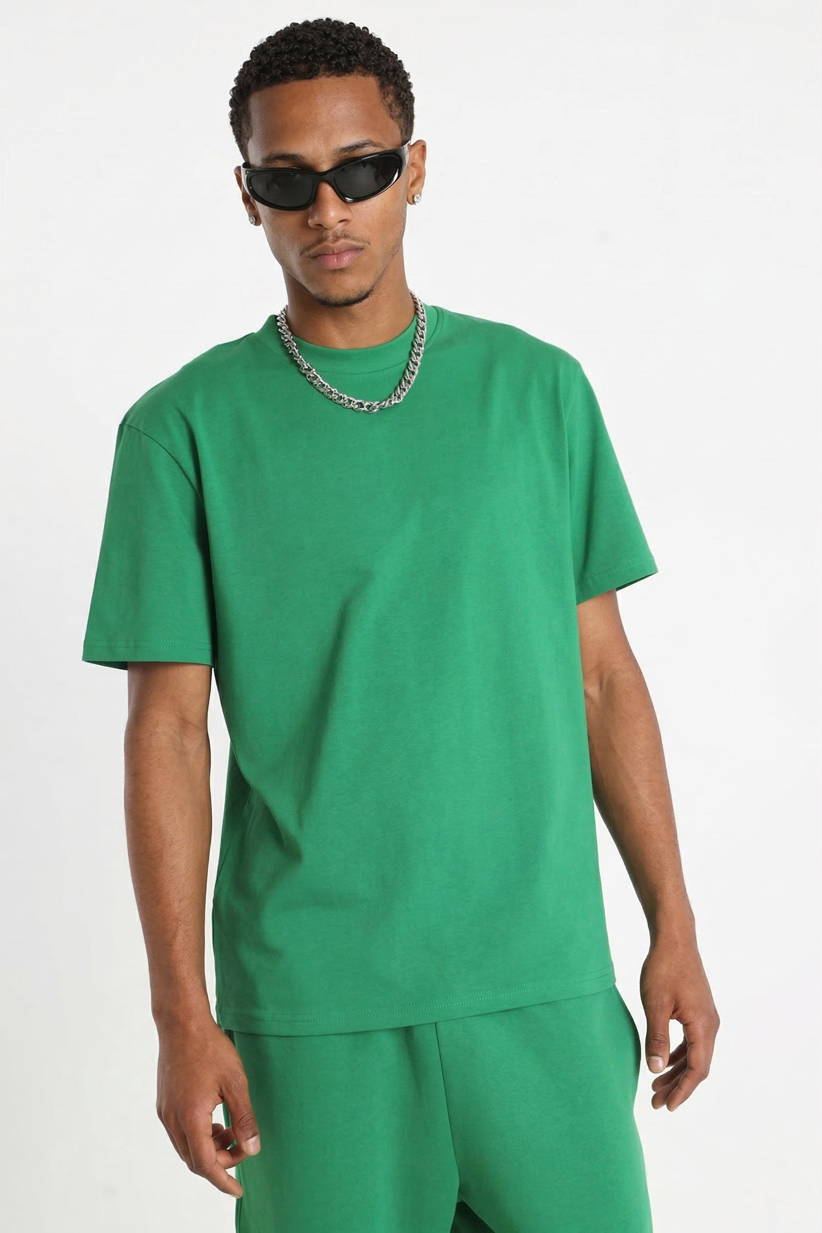 T-Shirt ample - Vert