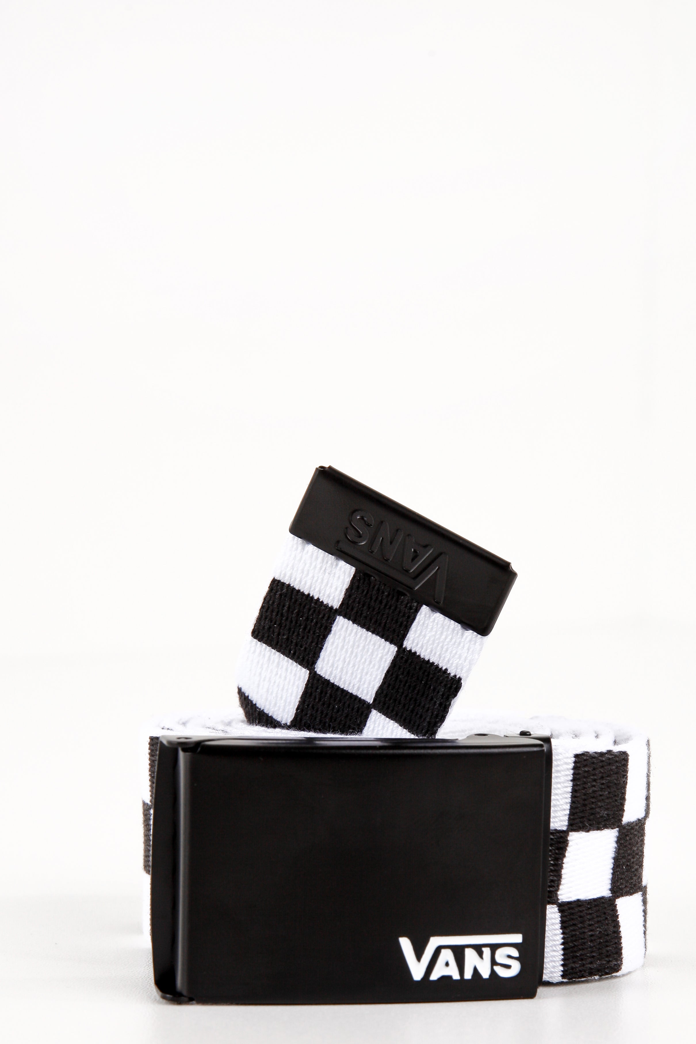 Ceinture en toile - Noir + Blanc