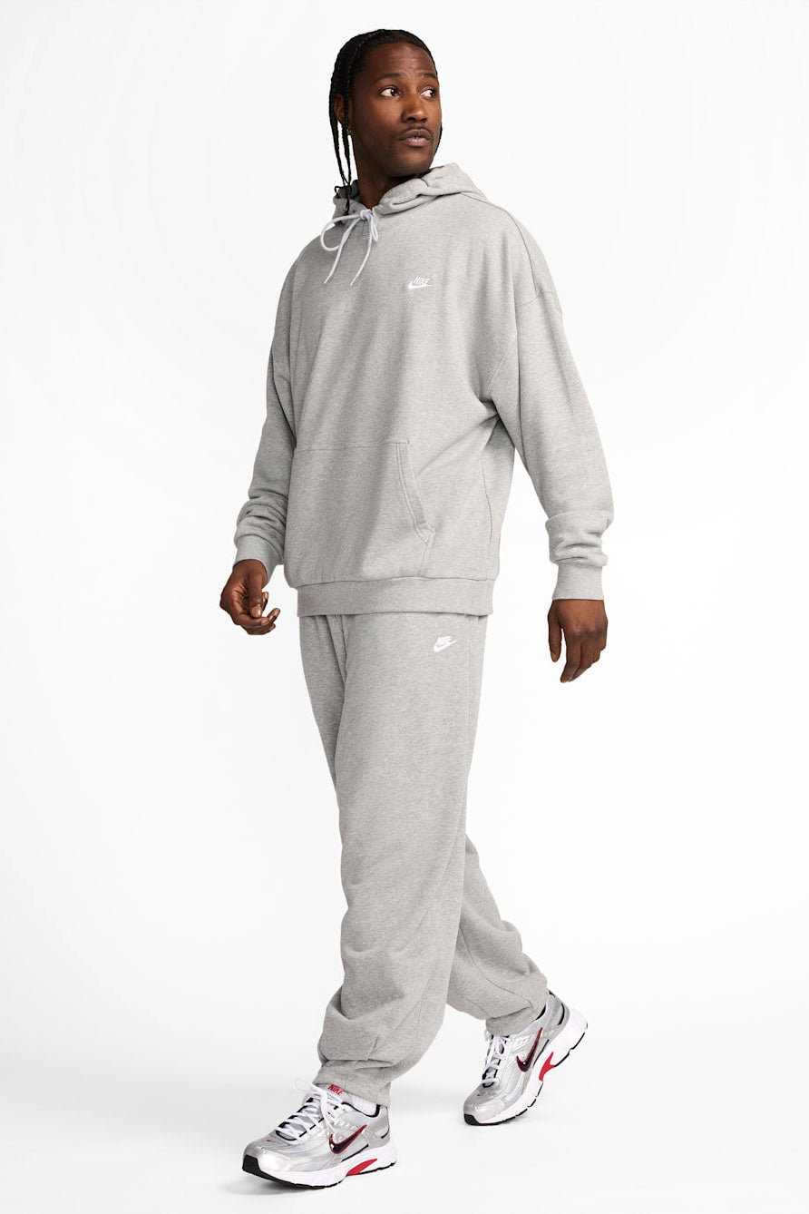 Club Fleece Oversize Hooded Sweatshirt - Grey Heather