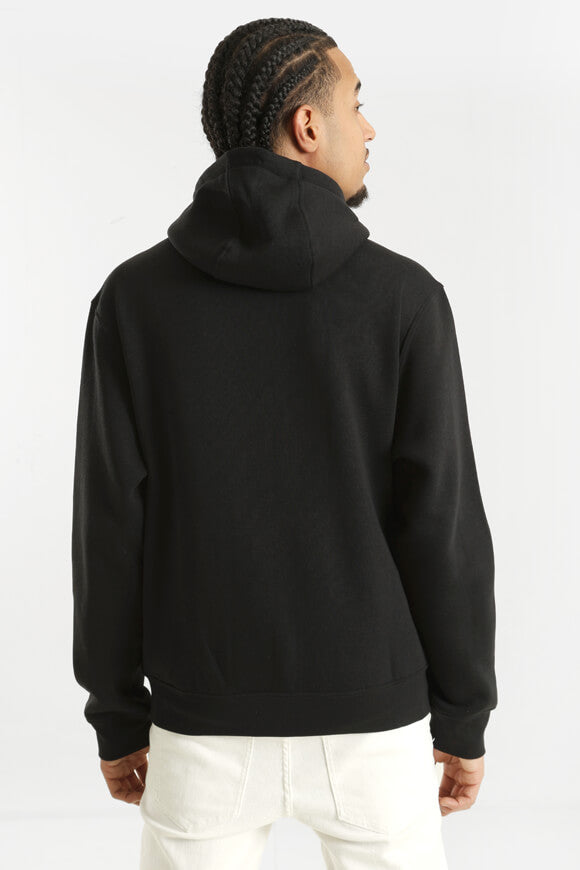 Hooded sweat jacket - Black