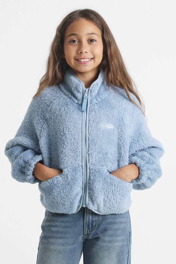 Teddy Jacke - Hellblau