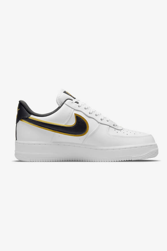 Air Force 1 '07 Sneaker - White + Black + Metallic Gold