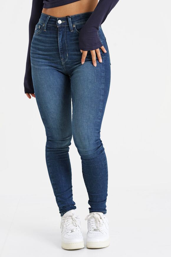 Sylvia High Waist Skinny Jeans L32 - Dark Blue