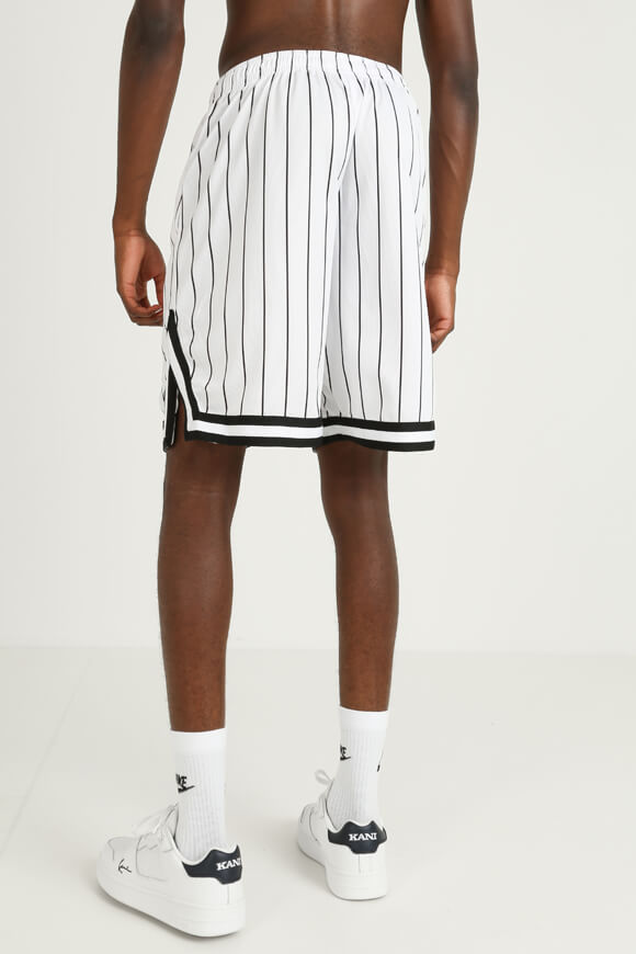 Short en mesh - Blanc + Noir