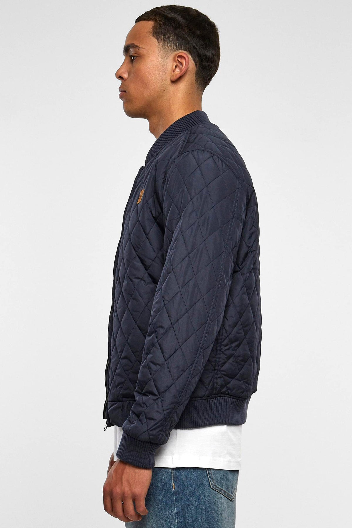 Giacca bomber trapuntata - Navy
