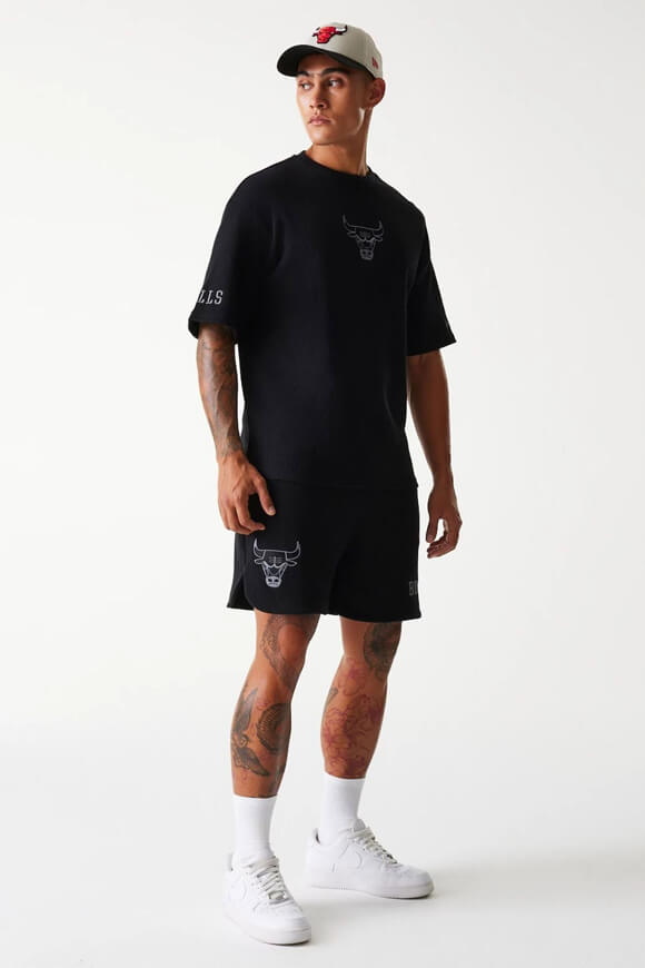 Shorts with waffle structure - Black