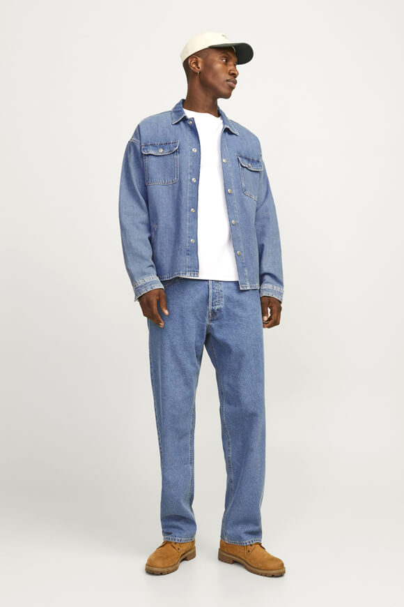 Eddie loose fit jeans L32 - Medium Blue