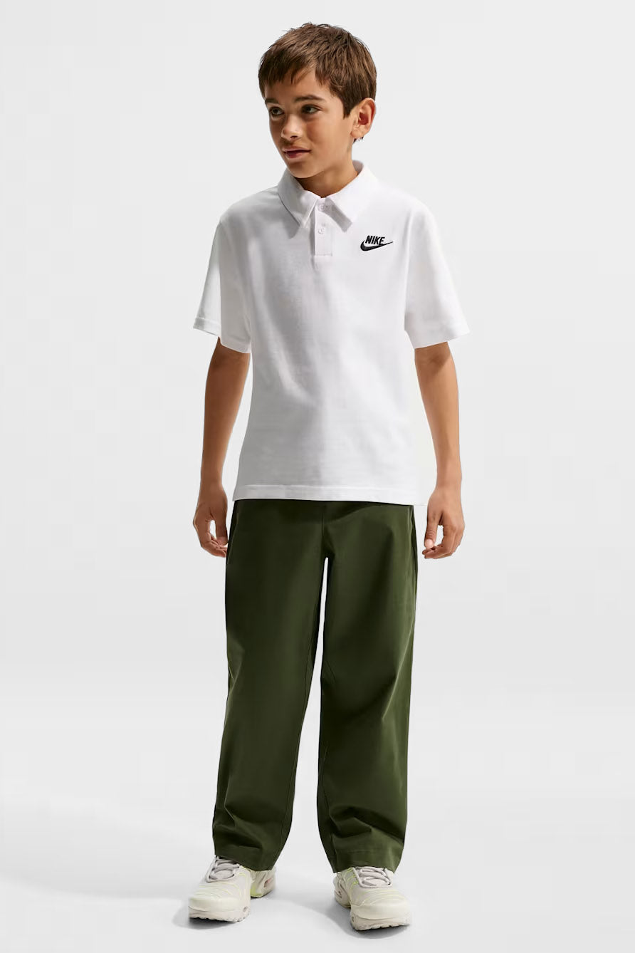 Poloshirt - White + Black