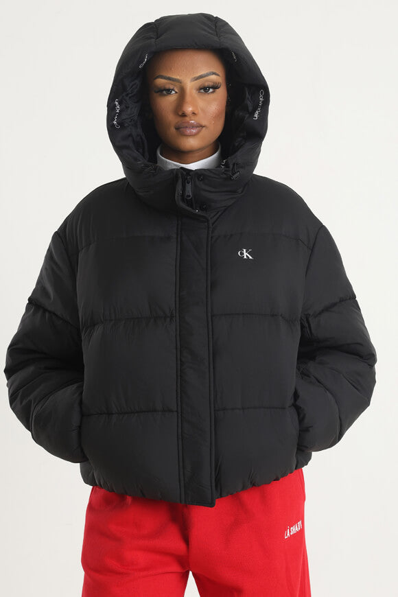 Logo Short Oversized Veste tampon - Noir