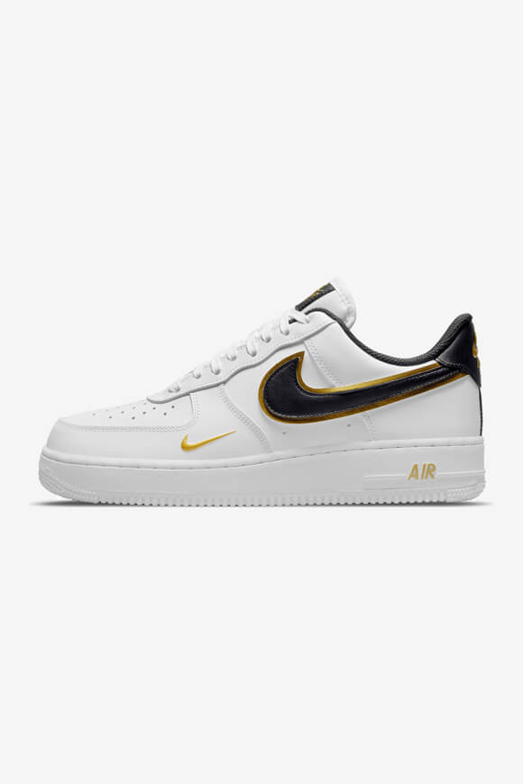 Air Force 1 '07 Sneaker - White + Black + Metallic Gold
