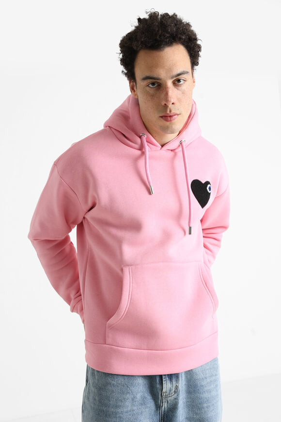 Heart Kapuzensweatshirt - Pink