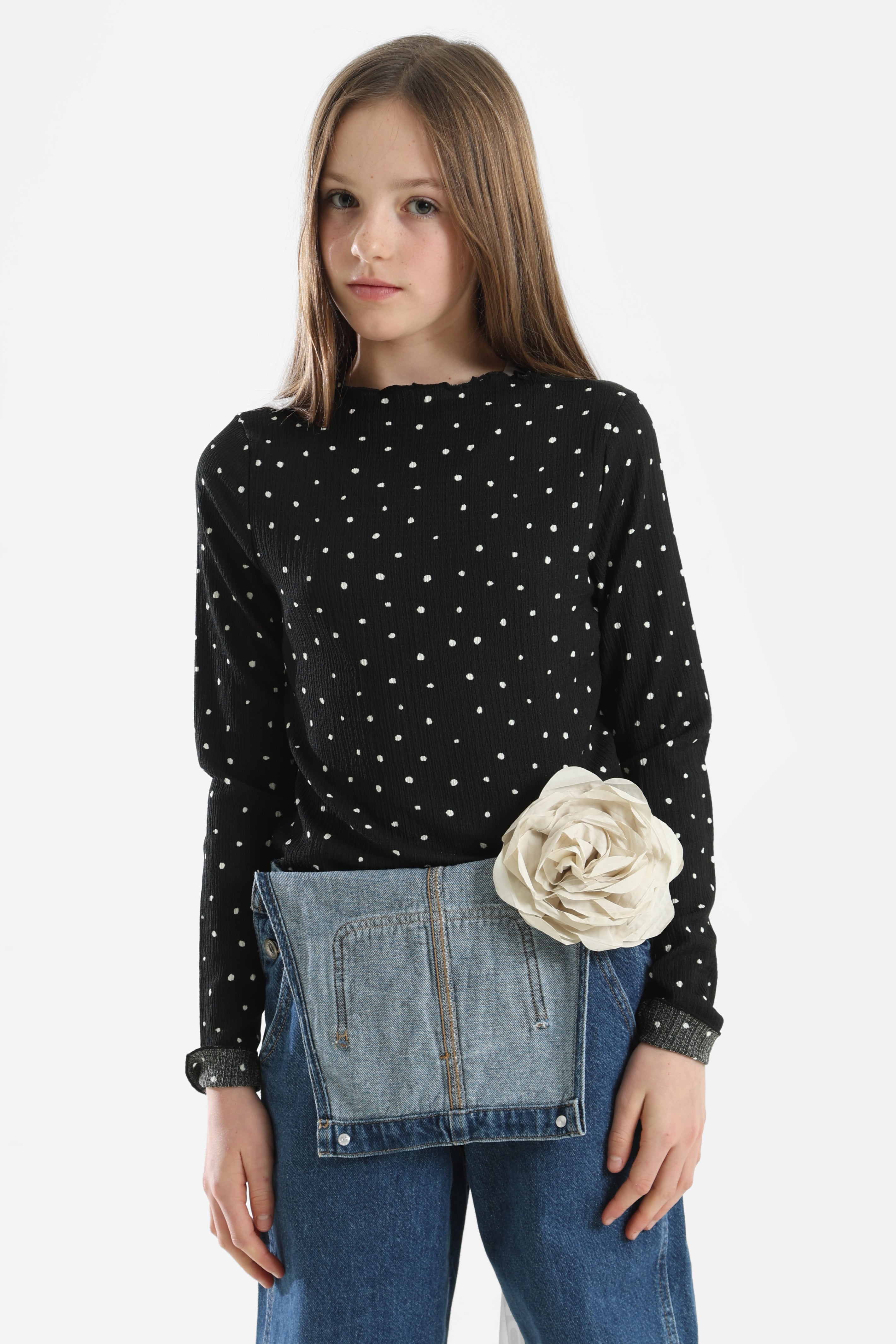 KOGMELIA Langarmshirt - Black