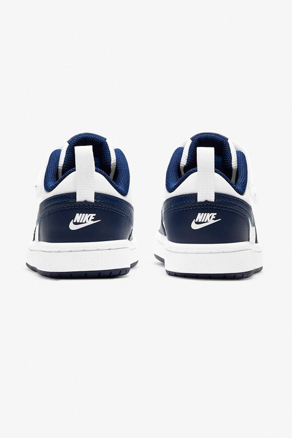 Sneaker Court Borough 2 Bambini - Bianco + Blue Void + Signal Blue