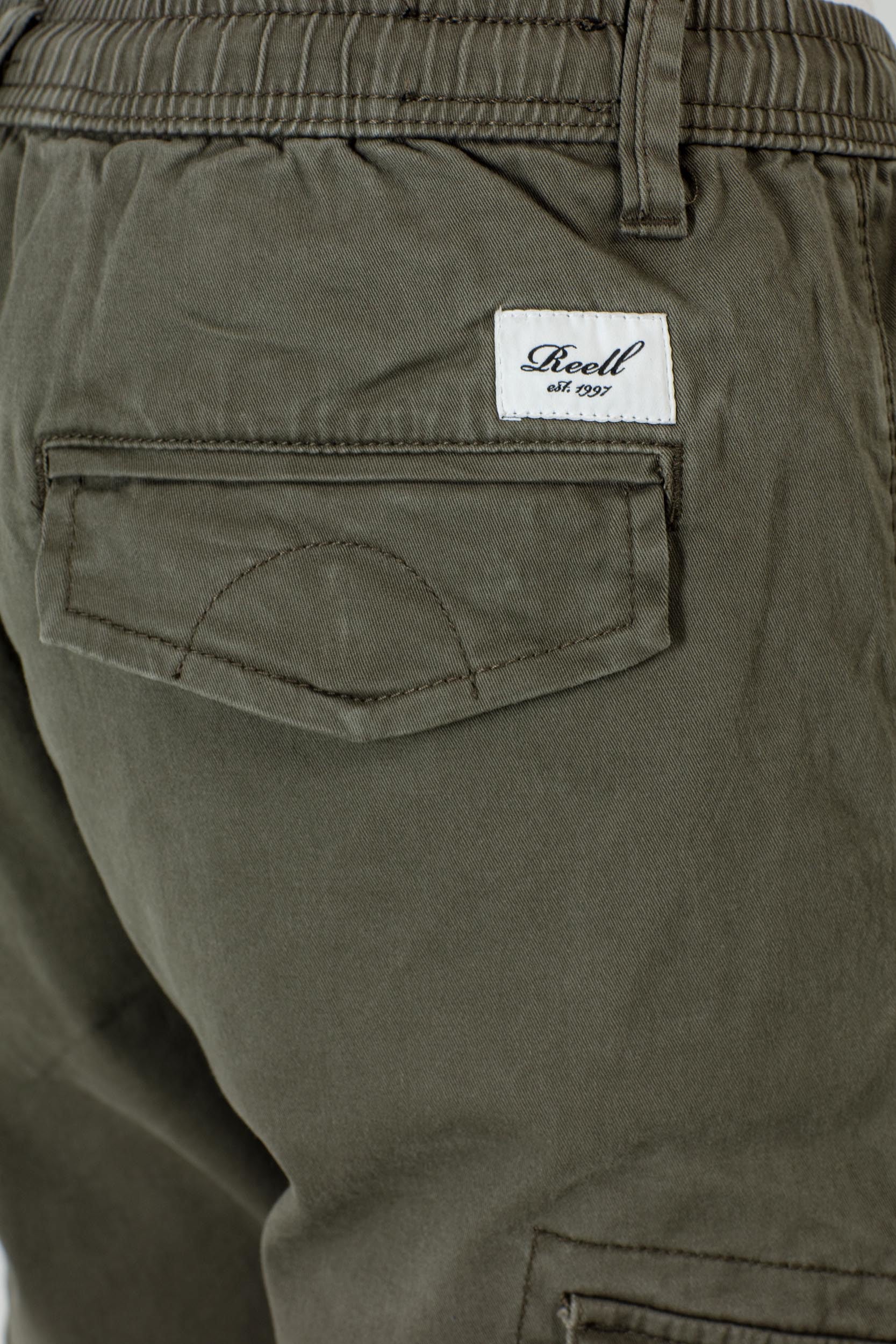 Reflex Rib jogger pant cargo - Olive