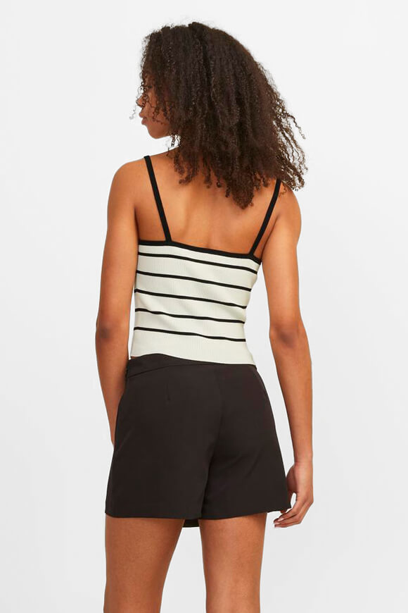 Esther Crop Striped Top - Vanilla Ice