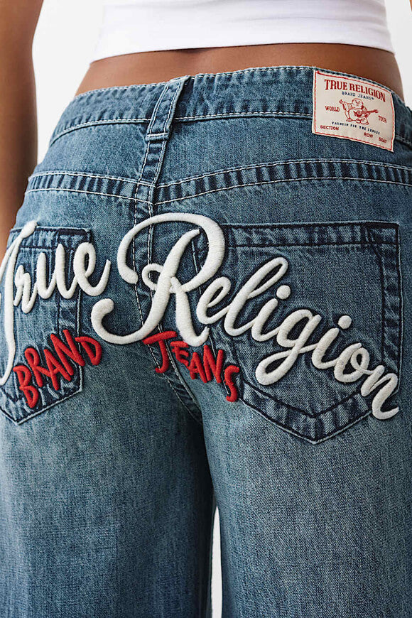 Jessie Super Baggy Fit Jeans - Ocean Voyage