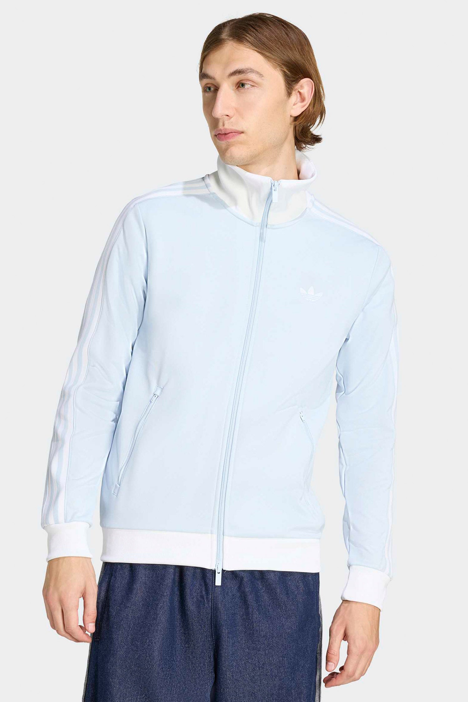 Trainingsjacke - Crystal Sky + White