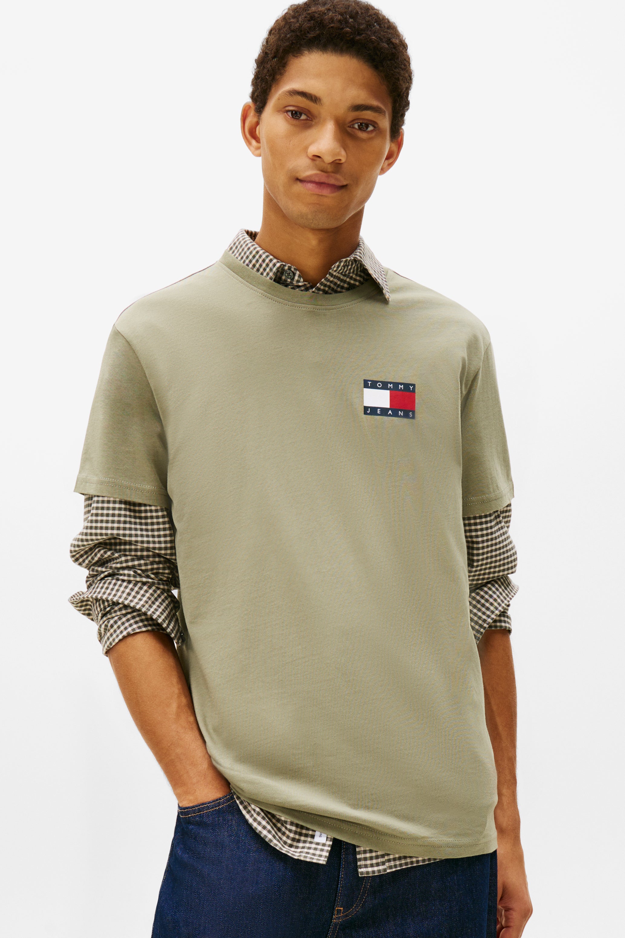 Essential Flag T-Shirt - Utility Sage