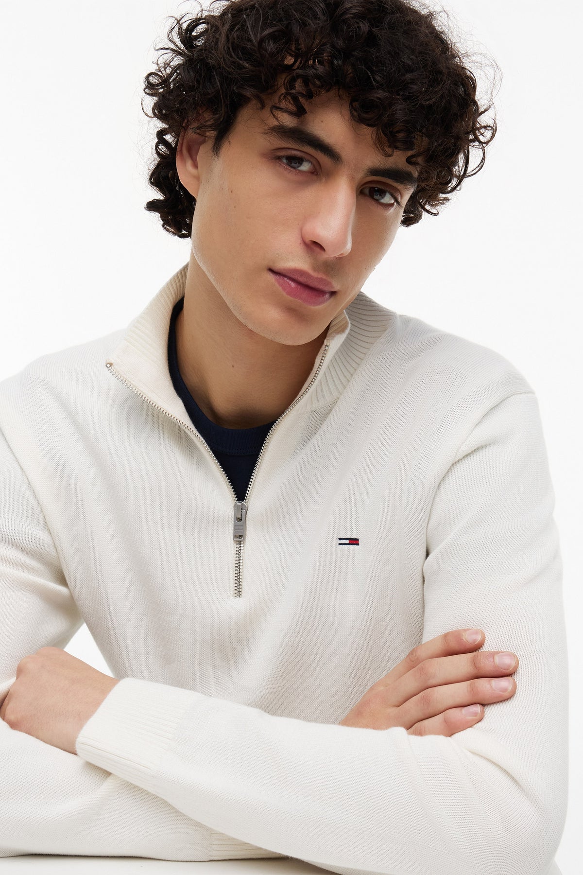 Maglione in maglia fine - Off White