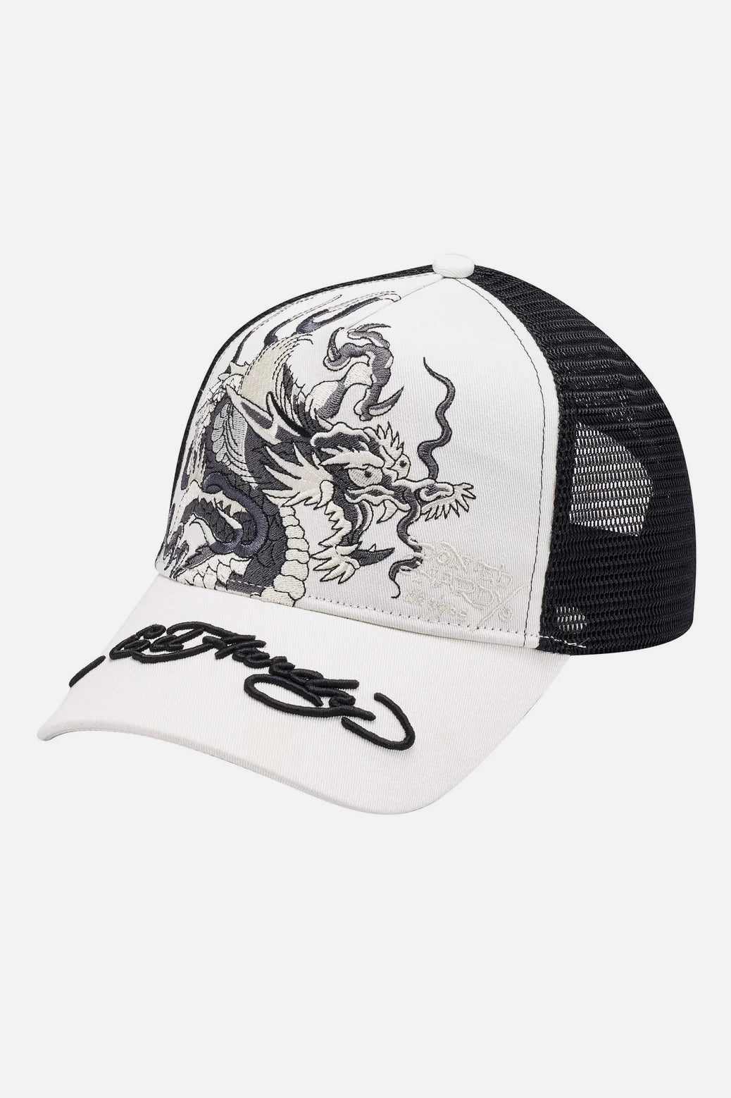Casquette trucker / snapback - White + Black