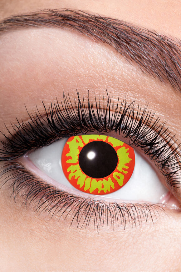 Lentilles de couleur - Rouge + Jaune