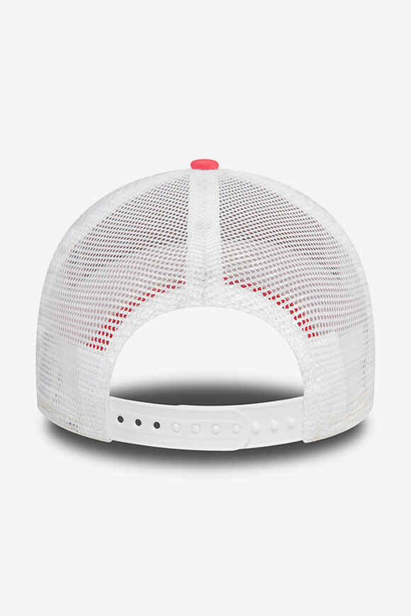 Casquette trucker / snapback - Pink + White