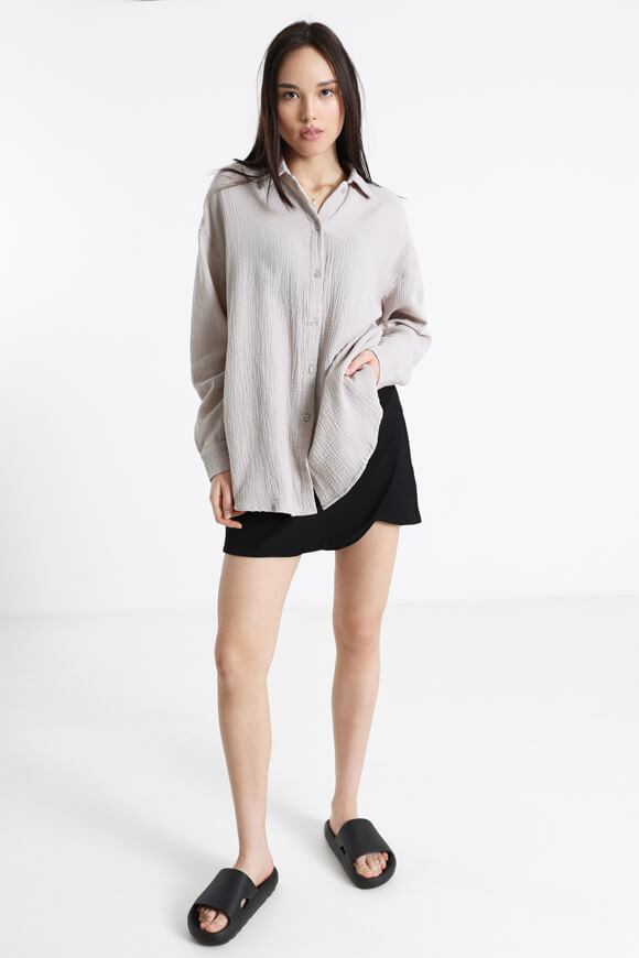 Chemise oversize en mousseline - Stone