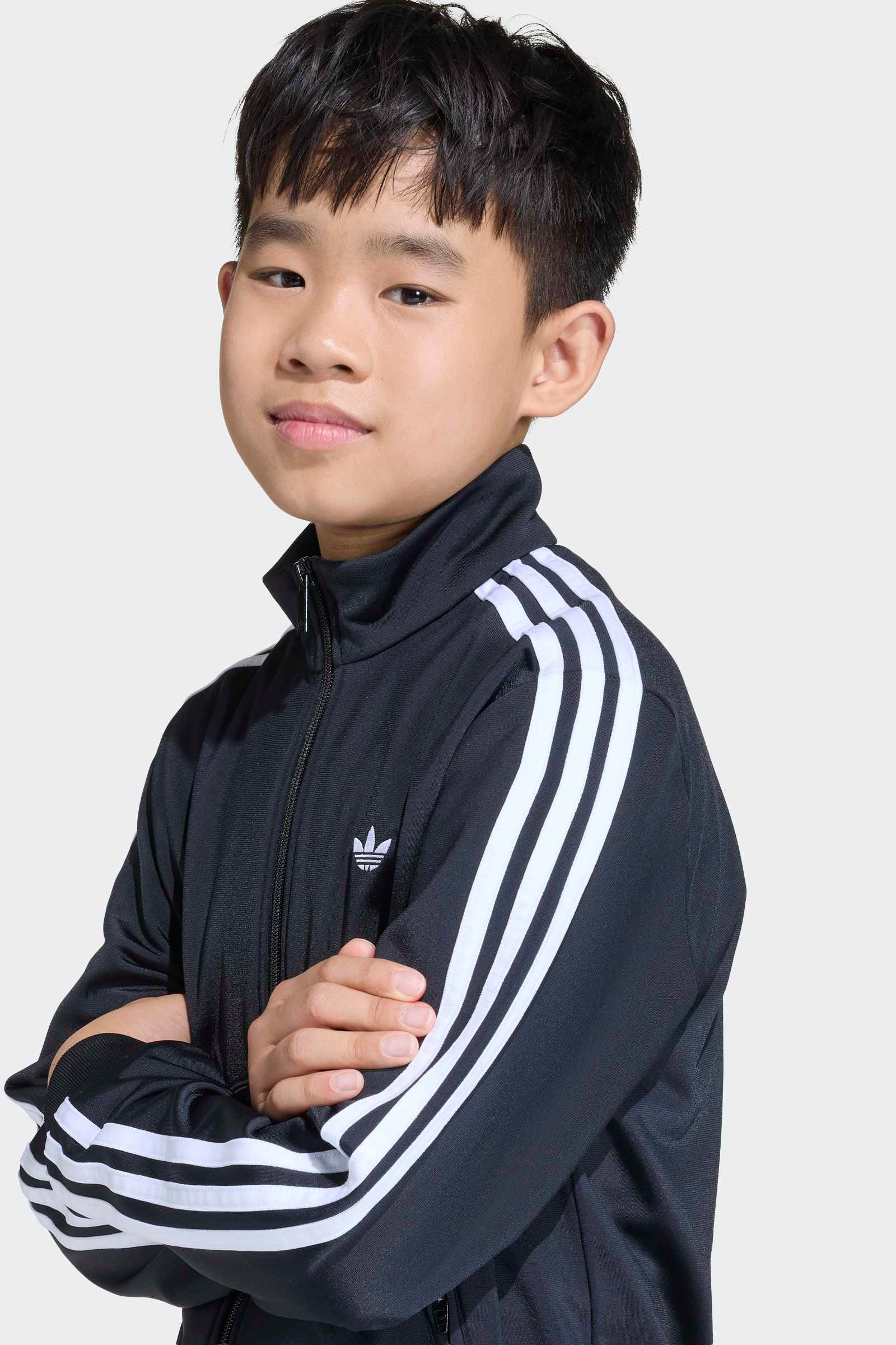 Firebird track jacket - Black + White