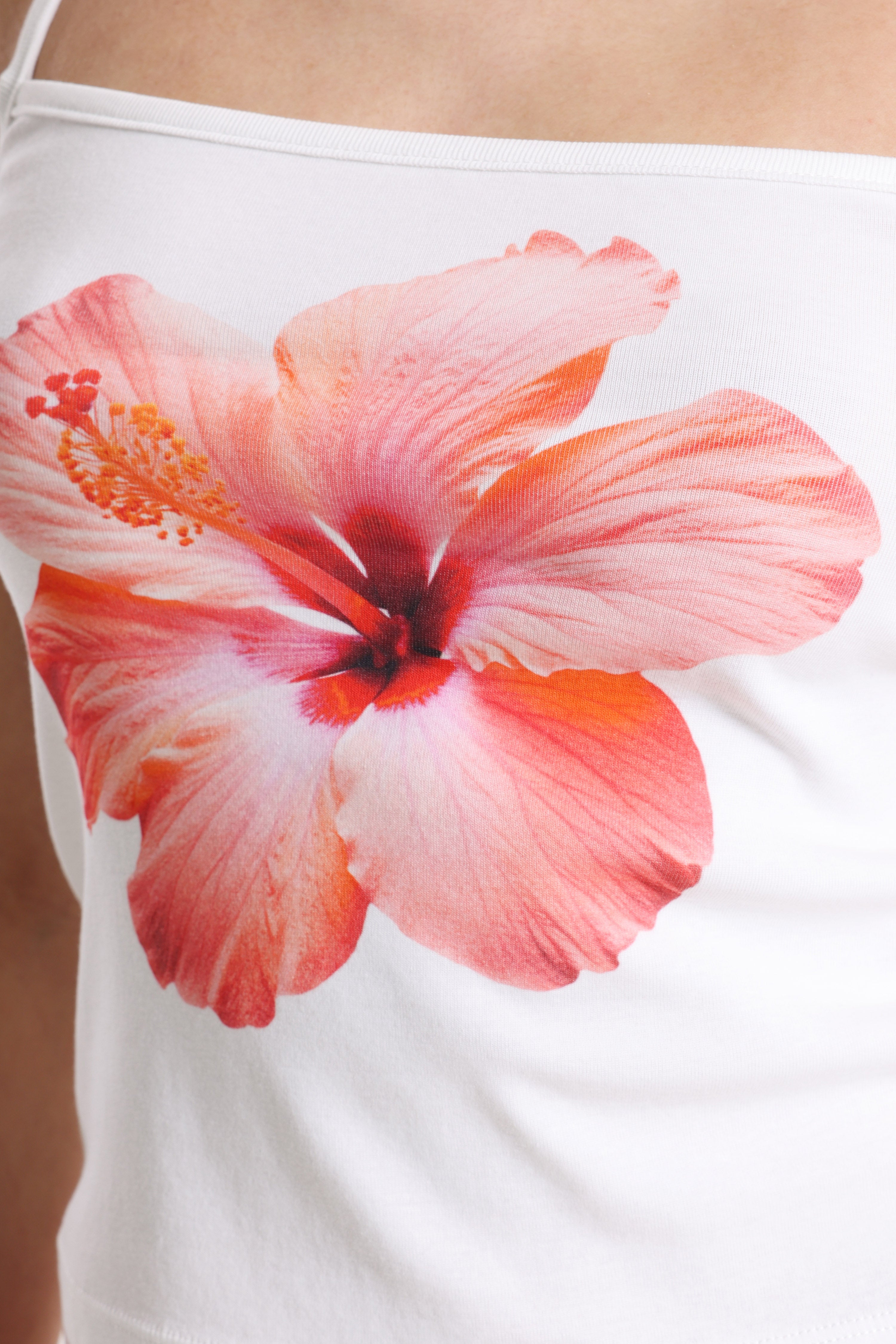 Cropped camisole top