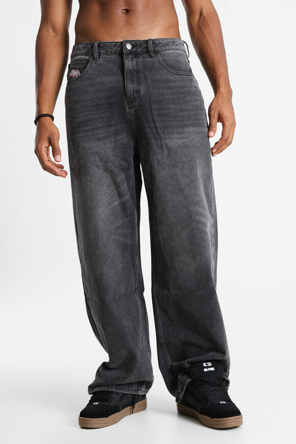 Jeans baggy fit - Nero lavato