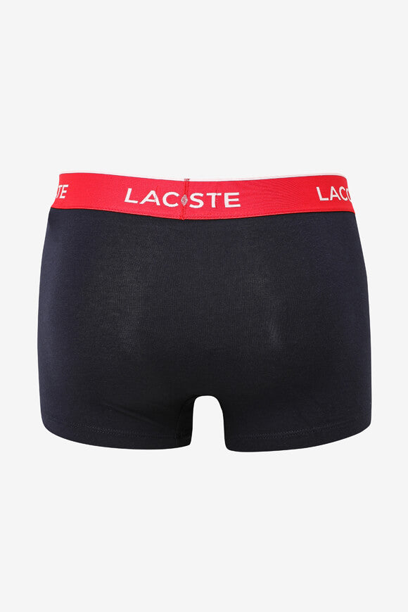 Dreierpack Boxershorts - Dunkel Navy + Rot + Grün