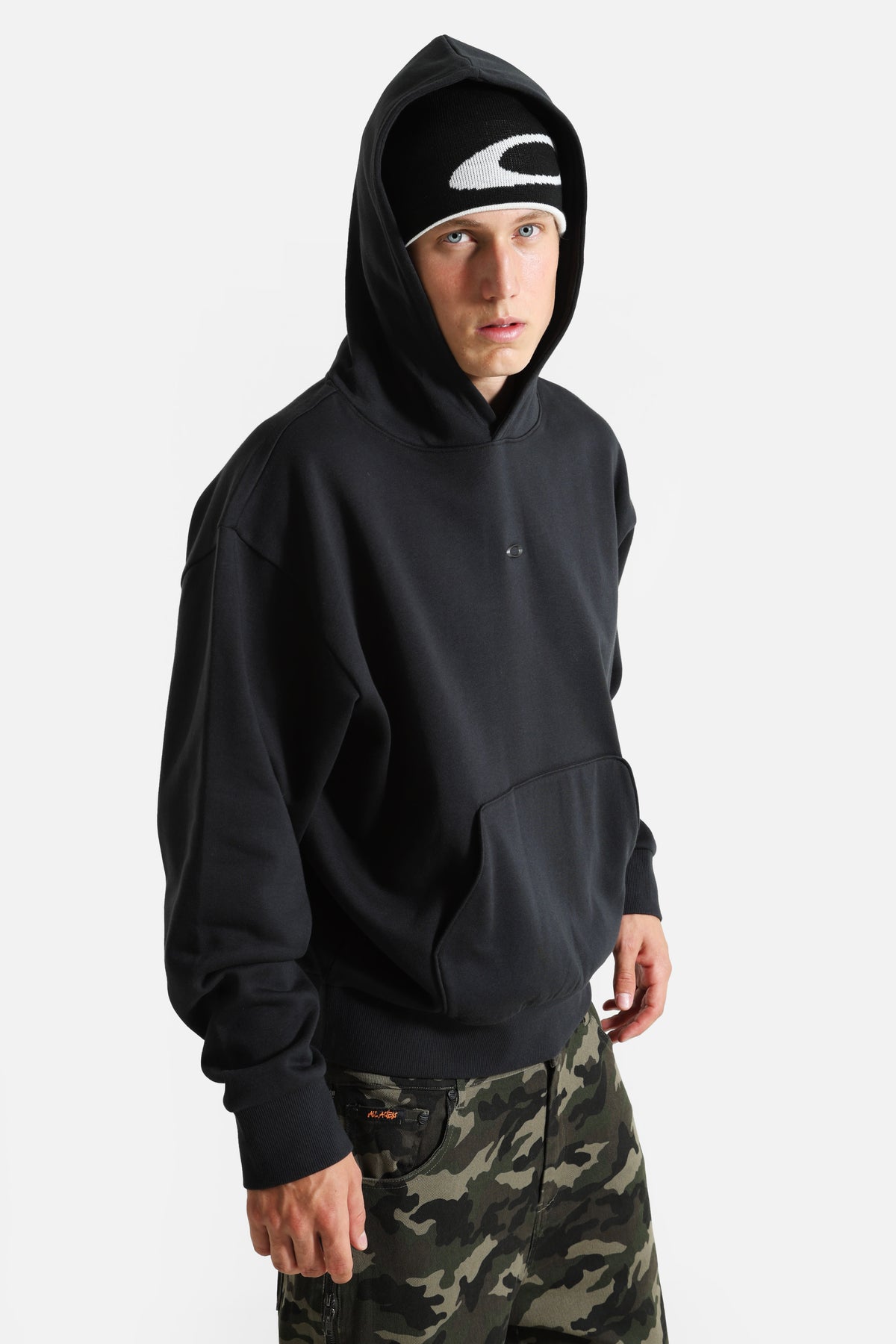 Kapuzensweatshirt - Black