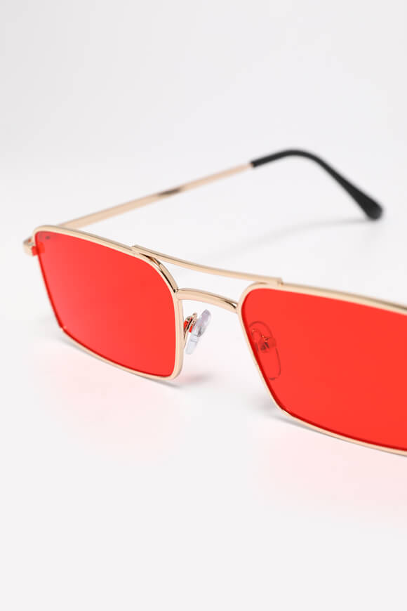 Lunettes - Gold + Red