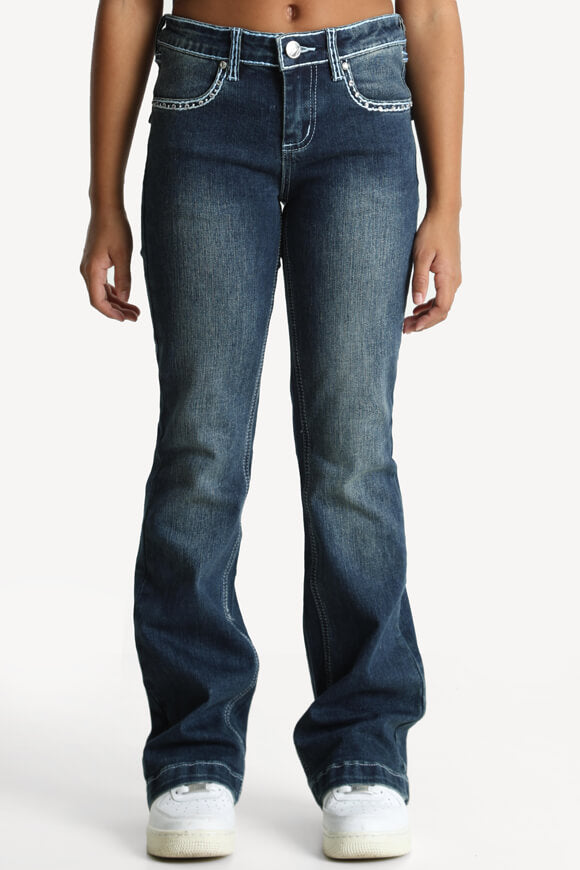 Flare Jeans - Dunkelblau