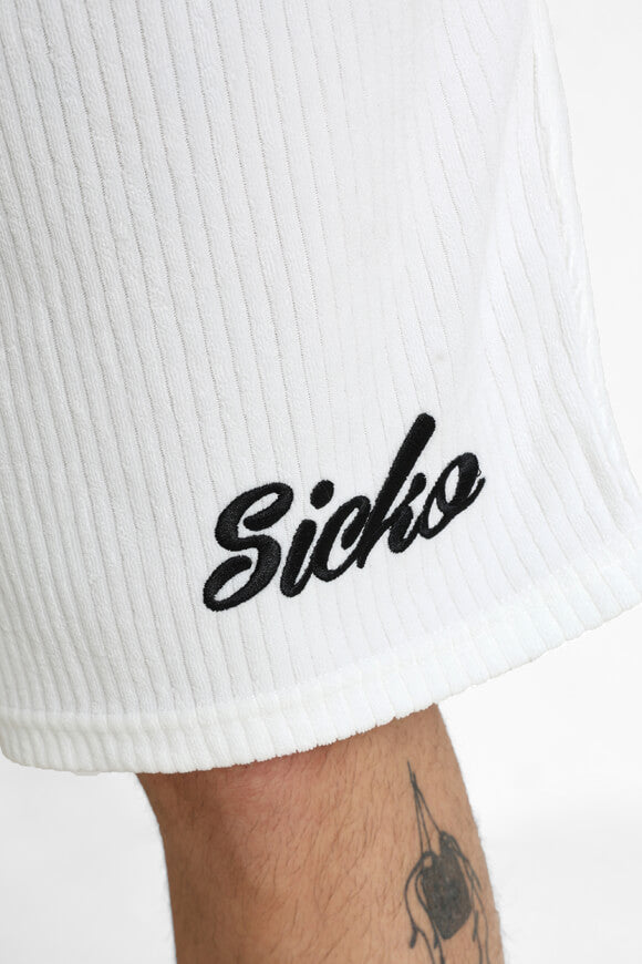 Strukturierte Stoffshorts - Offwhite