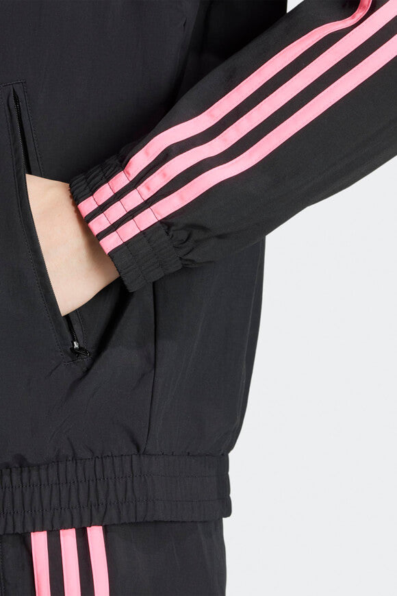 Veste de survêtement Woven Firebird Oversize - Black + Lucid Pink