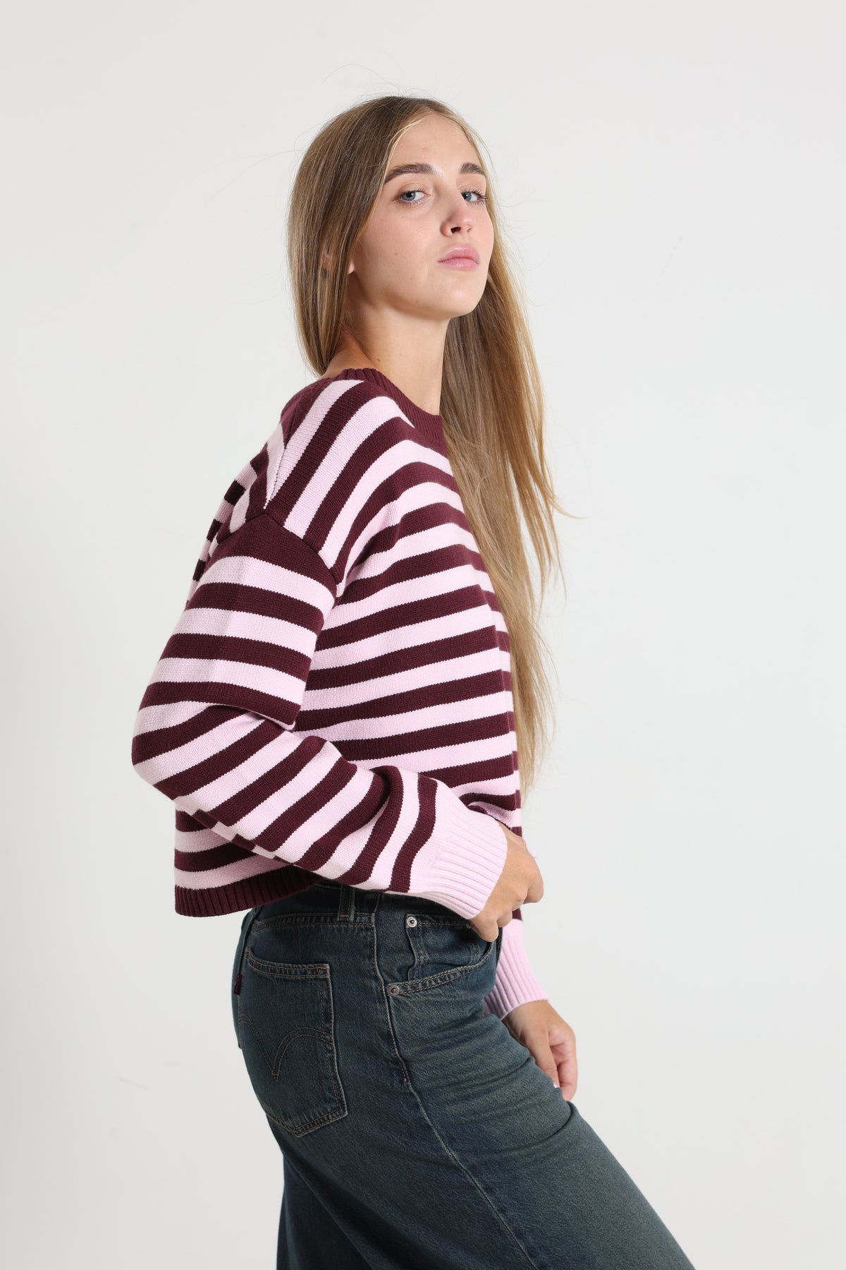 Pull ample en tricot