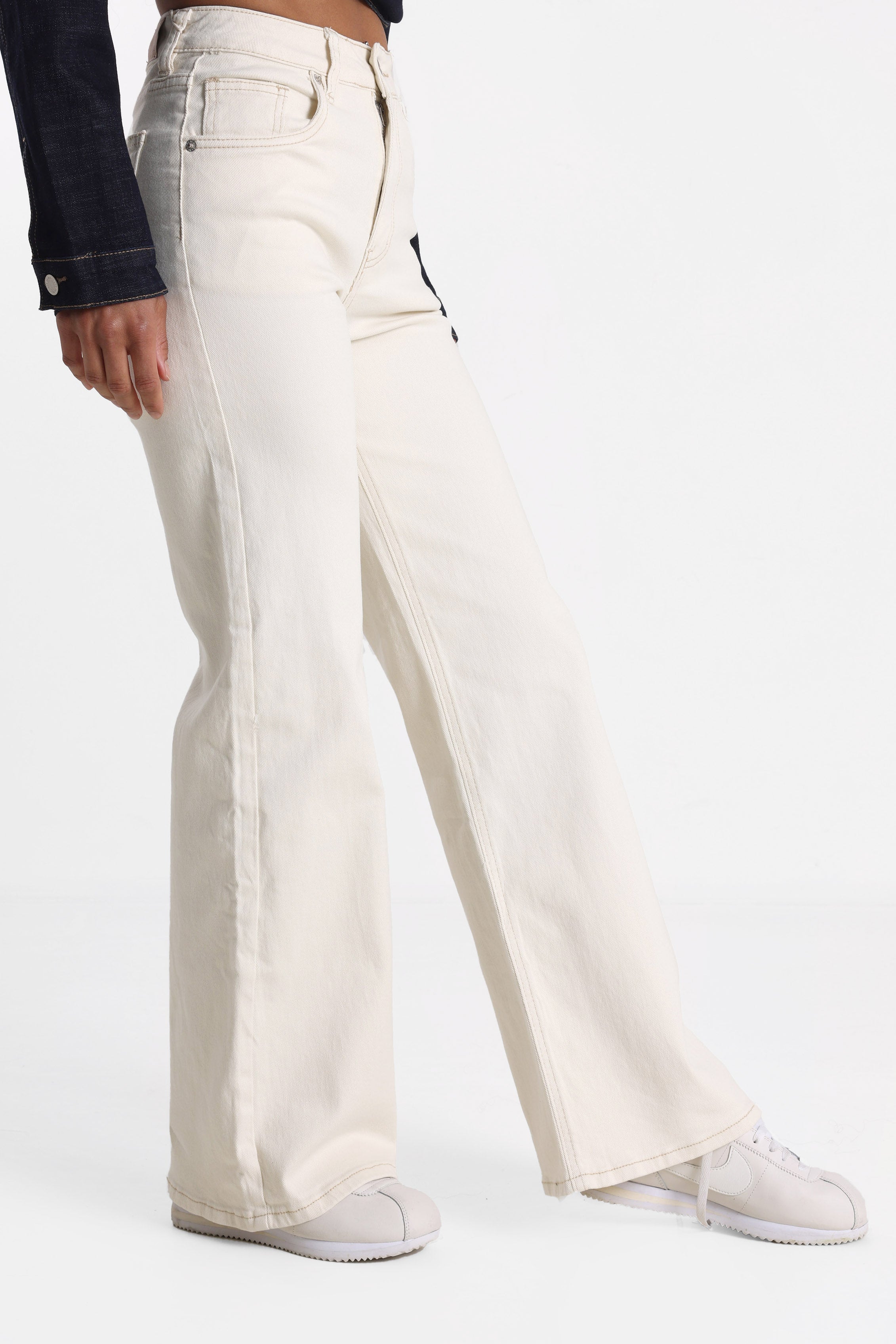 Jeans a taglio dritto - Cream