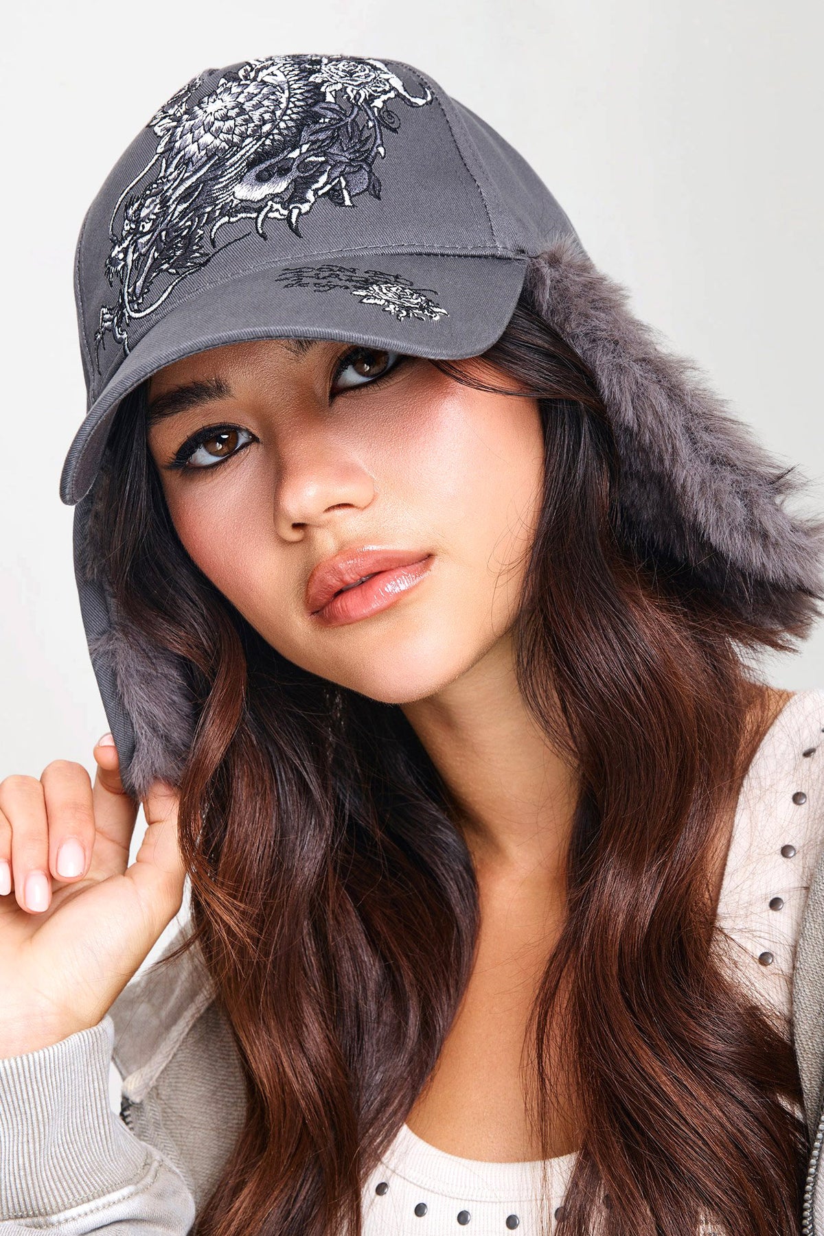 Trapper hat - Grey