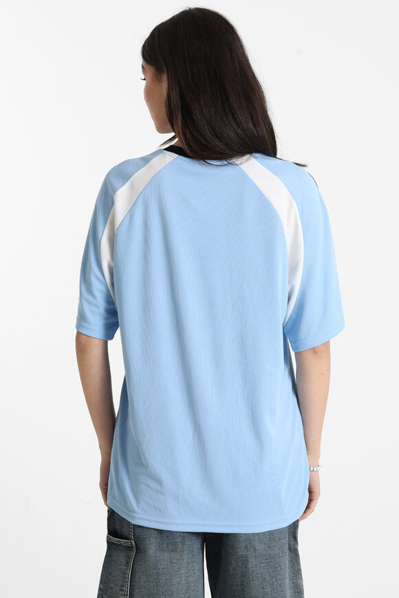 Mesh oversize T-shirt - light blue