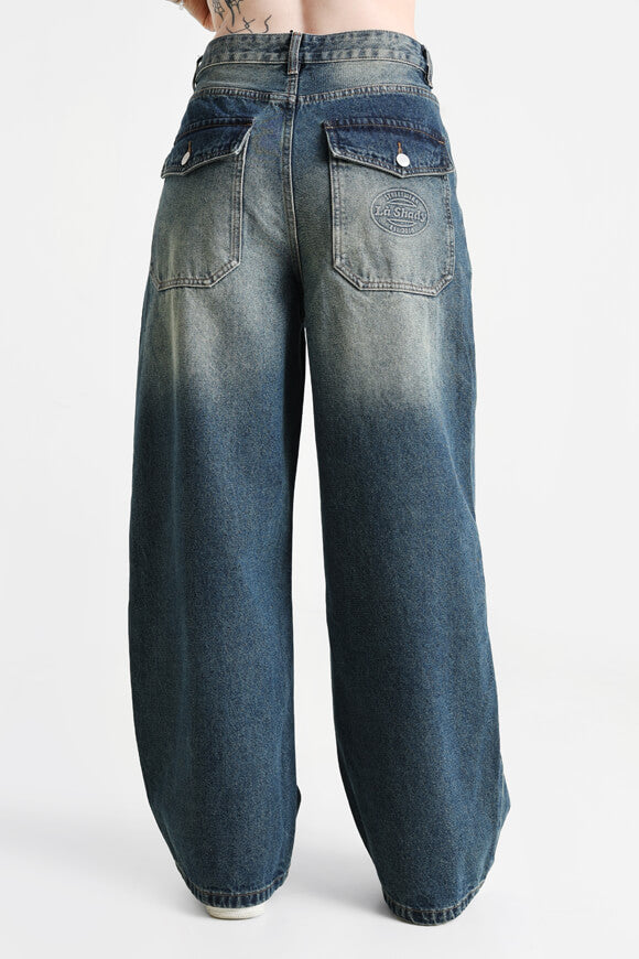 Super baggy fit jeans - blue used