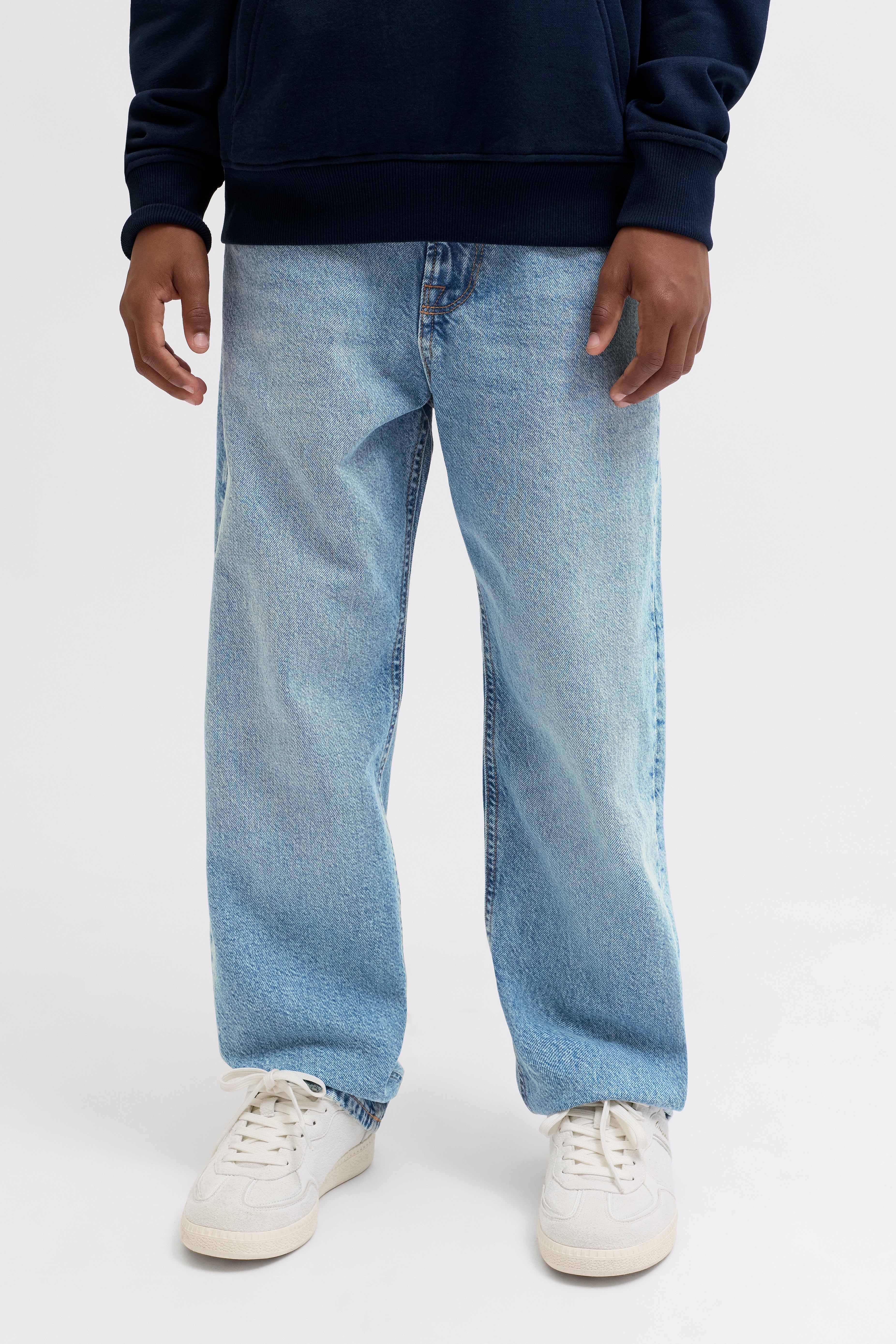 JJICHRIS Relaxed Fit Jeans - Blue Denim
