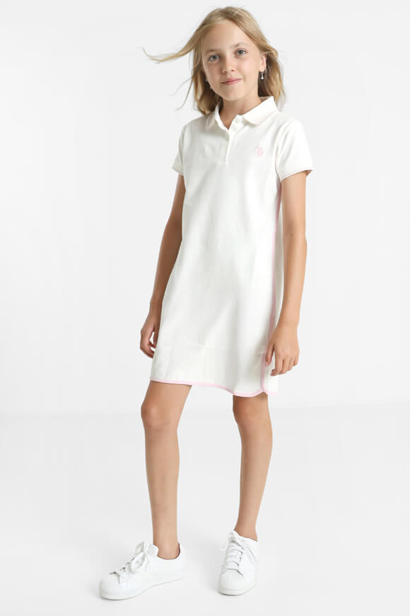 Robe polo - blanc cassé
