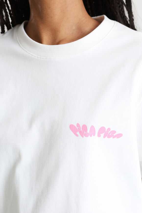 T-shirt oversize - blanc cassé