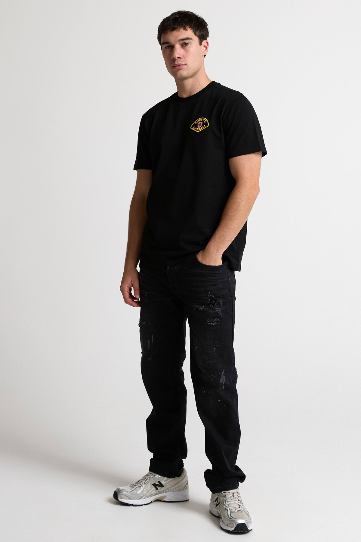 T-shirt Verglas Compatto - Black