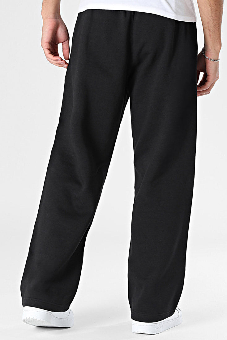 Pantaloni Essential Open in felpa - Black + White