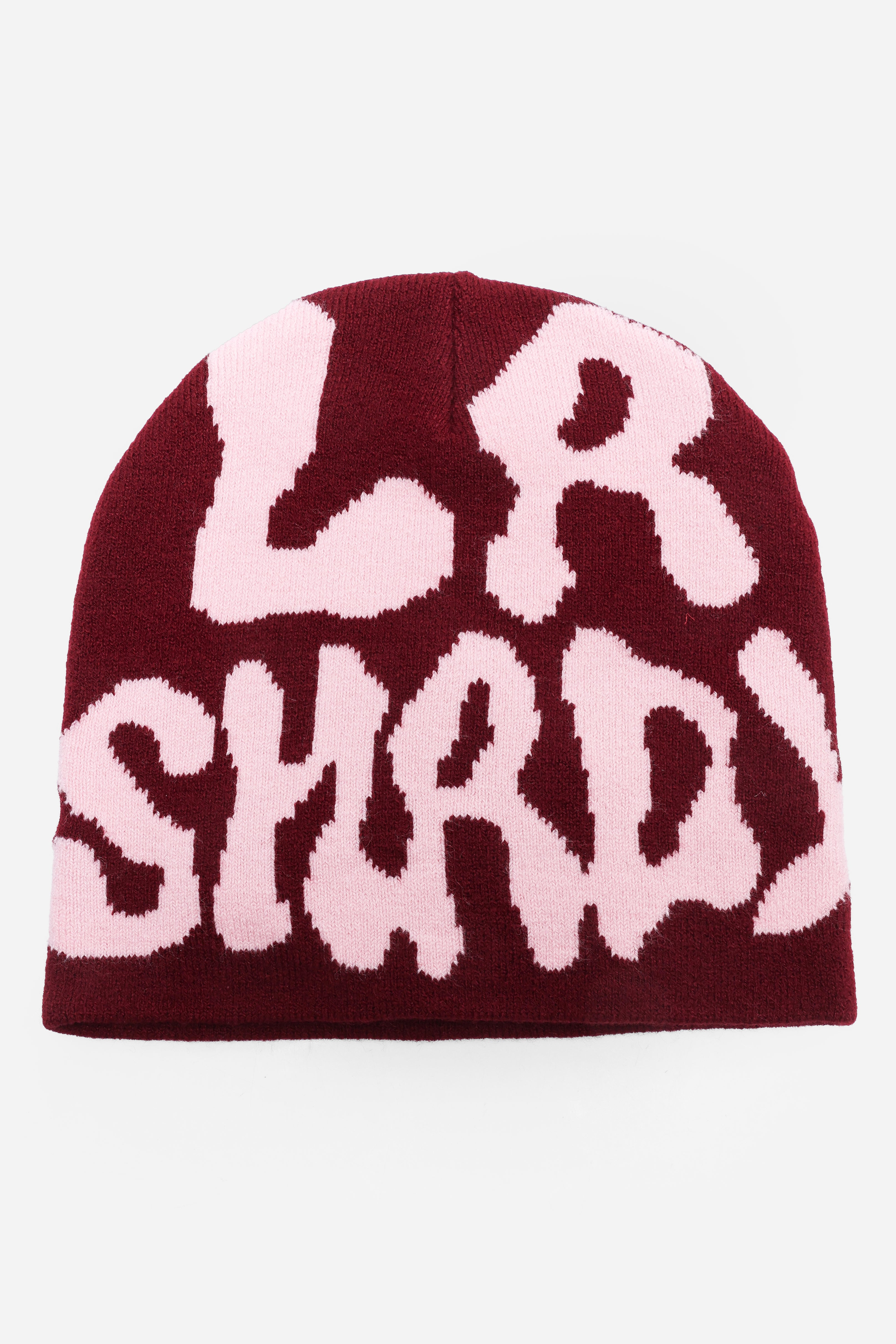 Bonnet - Bordeaux + Rose clair