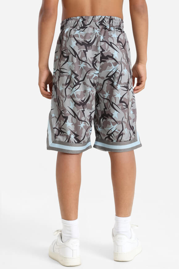 Mesh Shorts - Grey + Black + Blue