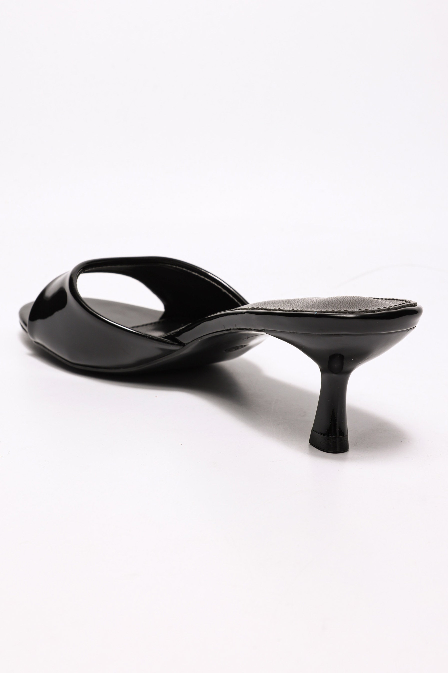 Patent mules - Black